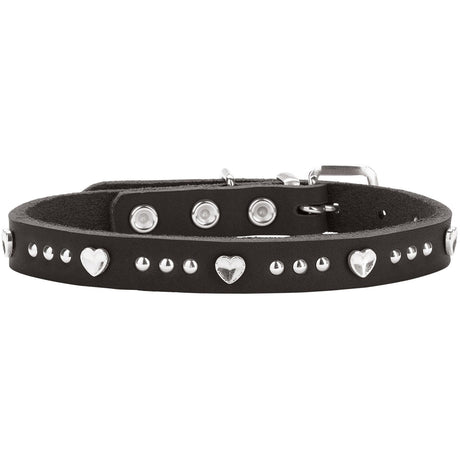 Hunter Zgarda Aalborg Hearts din Piele Naturala XXS-XS 27 Cm