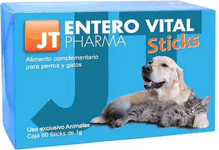 JTPharma JT Entero Vital Suport Digestiv pentru Caini si Pisici 60 Pliculete