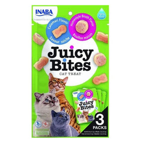Inaba Juicy Bites Recompense pentru Pisici cu Aroma de Calamar si Supa de Casa