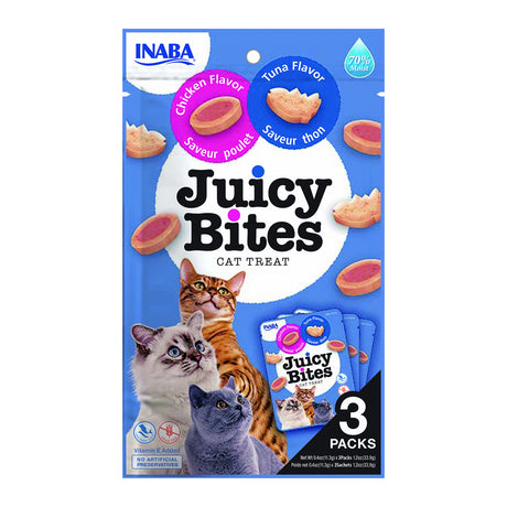 Inaba Juicy Bites Recompense pentru Pisici cu Ton si Pui