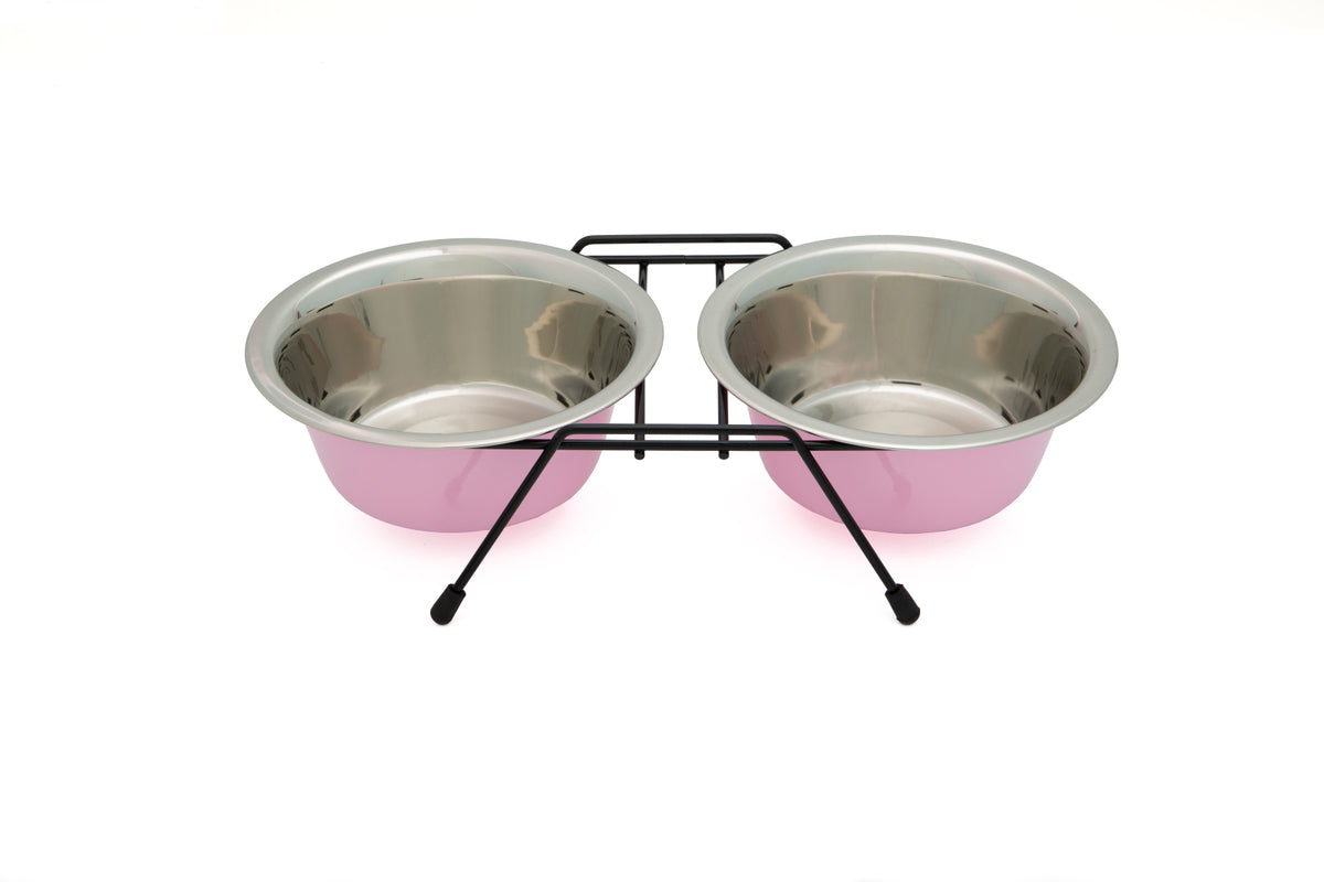 Leopet Castron Inox Twin Coloured pentru Caini si Pisici