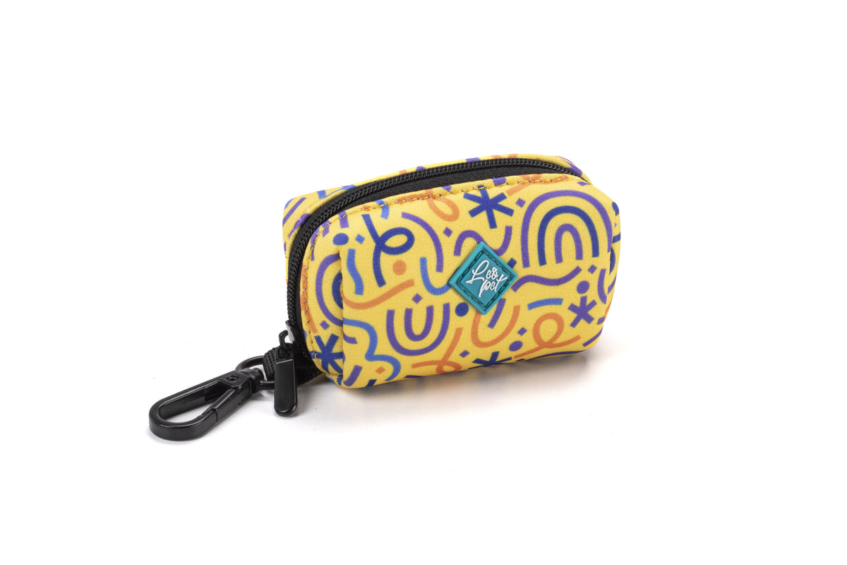Leopet Dispenser din Neopren pentru Pungi Igienice Kaleido Patterns