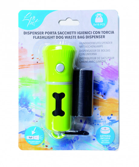Leopet Leopet Dispenser Pungi Igienice cu Lanterna - imagine 2