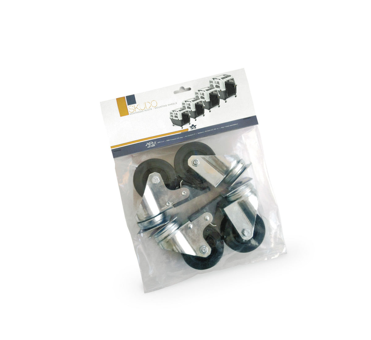 Leopet Set 4 Roti pentru Cusca de Transport Skudo