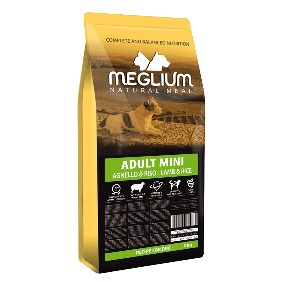 Meglium Dog Adult Mini Lamb&Rice 7 Kg