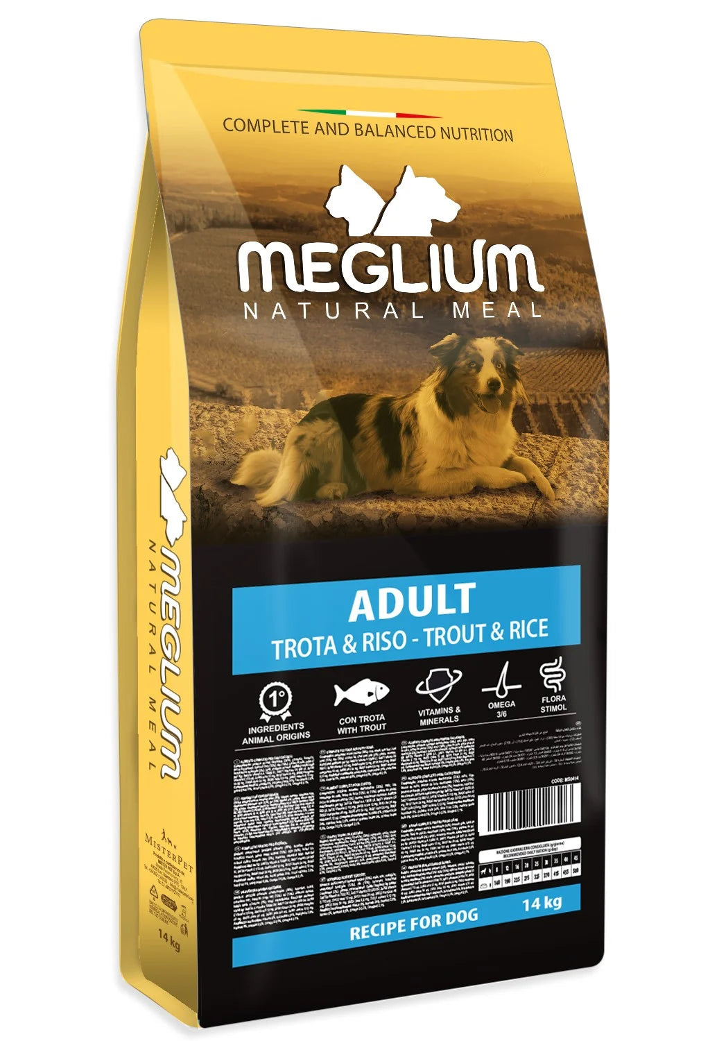 Meglium Dog Sensible Fish&Rice 14 Kg