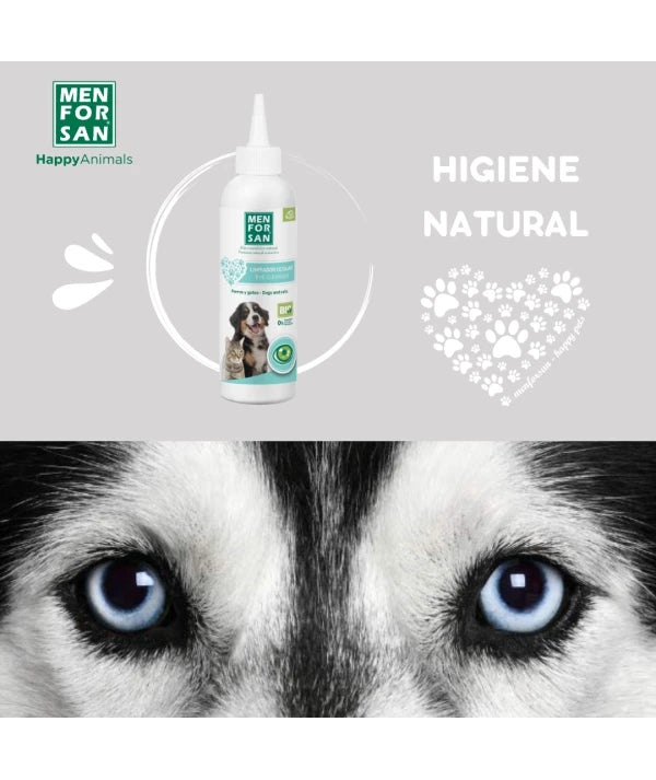 Menforsan Menforsan Solutie Naturala pentru Curatarea Ochilor la Caini si Pisici 125 ML - imagine 2