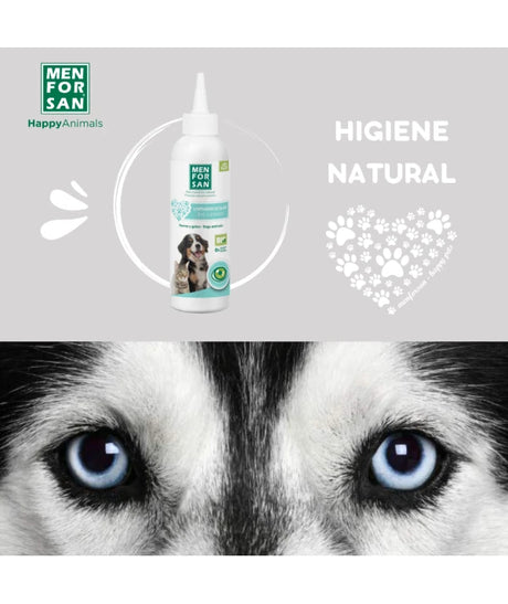 Menforsan Menforsan Solutie Naturala pentru Curatarea Ochilor la Caini si Pisici 125 ML - imagine 2