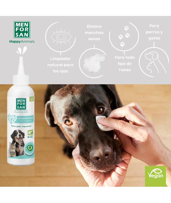 Menforsan Menforsan Solutie Naturala pentru Curatarea Ochilor la Caini si Pisici 125 ML - imagine 3