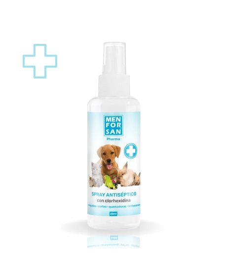 Menforsan Menforsan Spray Antiseptic cu Clorhexidina pentru Animale de Companie 60 ML - imagine 1