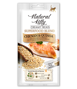 Natural Kitty Natural Kitty Recompensa cremoasa Pui si Quinoa - imagine 1