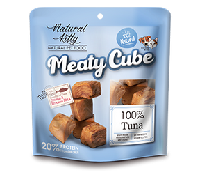Natural Kitty Natural Kitty Recompensa Meaty Cube Ton 60 Gr - imagine 1