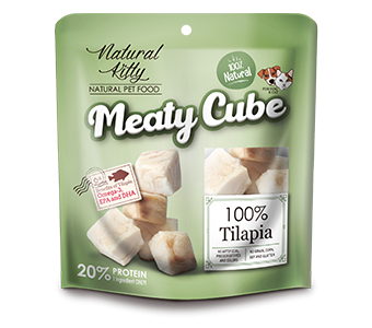 Natural Kitty Natural Kitty Recompensa Meaty Cube Tilapia 60 Gr - imagine 1