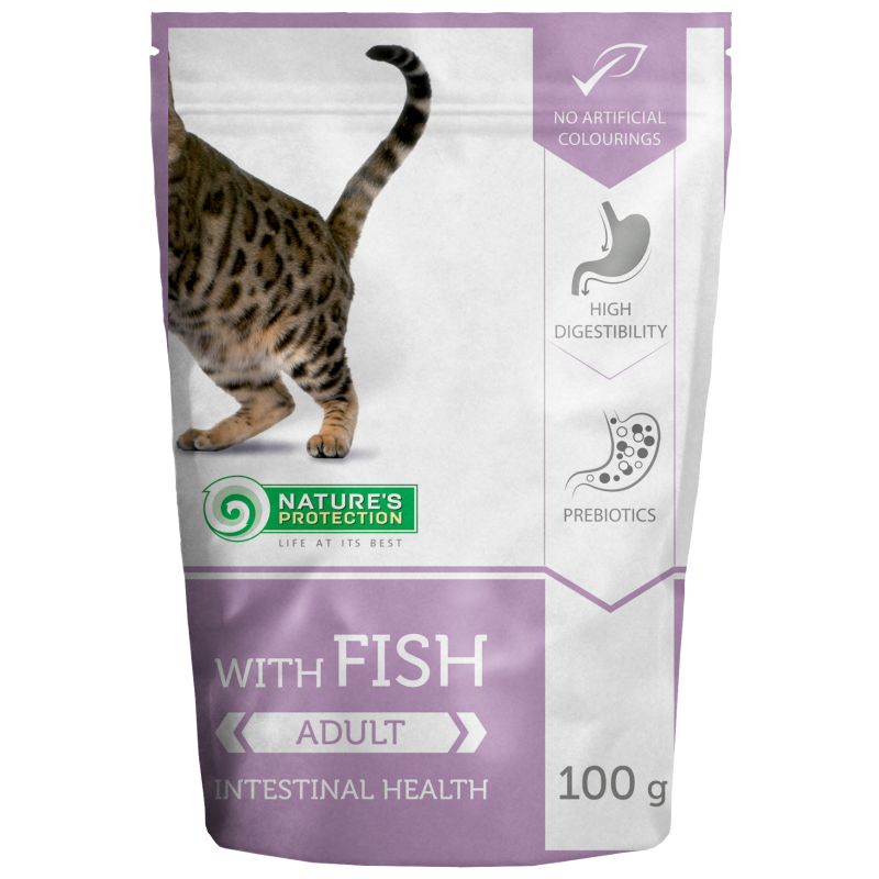 Nature's Protection Cat Intestinal Health Fish 100 G