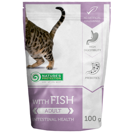 Nature's Protection Cat Intestinal Health Fish 100 G