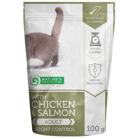 Nature's Protection Cat Weight Control Chicken&Salmon 100 G