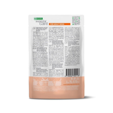 Nature's Protection Superior Care Superior Care Red Coat Topper Pentru Caini Adulti cu Ton in Sos 70g - imagine 2