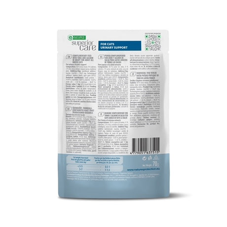 Nature's Protection Superior Care Superior Care Topper Adult Cat Urinary cu Ton si Somon 70g - imagine 2