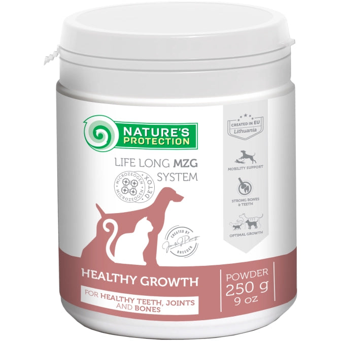 Nature's Protection Healthy Growth Formula, Dogs and Cats, Teeth, Joints&Bones 250G
