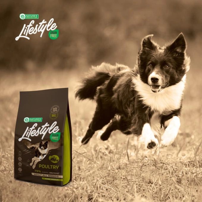 Nature's Protection Lifestyle Nature's Protection Lifestyle Grain Free Adult Dog All Breed cu Carne de Pasare - imagine 3
