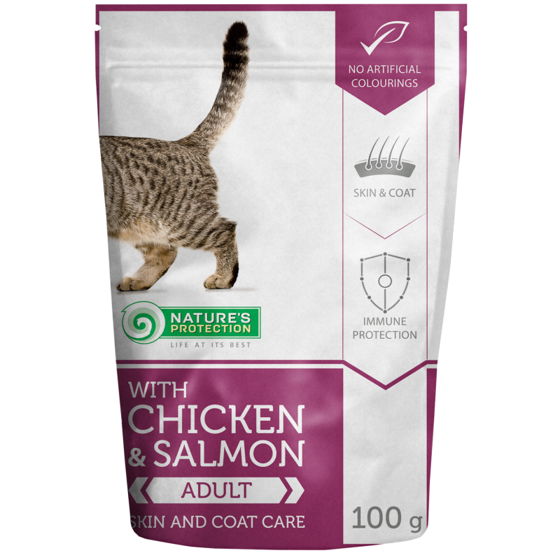 Nature's Protection Skin and Coat Chicken&Salmon 100 G