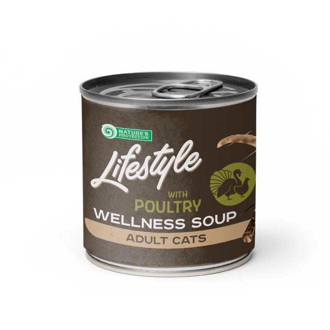 Nature's Protection Lifestyle Nature's Protections Lifestyle Soup Adult Cat with Long Hair cu Pasare - imagine 1
