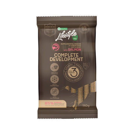 Nature's Protection Lifestyle Natures Protection Lifestyle Snack GF Complete Development pentru Catei Juniori cu Somon - imagine 1