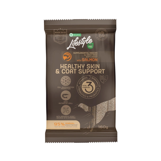 Nature's Protection Lifestyle Natures Protection Lifestyle Snack GF Skin&Coat pentru Caini Adulti cu Somon - imagine 1