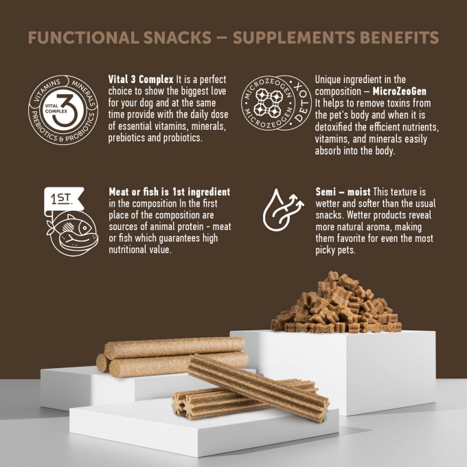 Nature's Protection Lifestyle Natures Protection Lifestyle Snack Grain Free Fitness All Breed Dogs cu Peste Alb - imagine 2