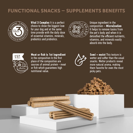 Nature's Protection Lifestyle Natures Protection Lifestyle Snack Grain Free Fitness All Breed Dogs cu Peste Alb - imagine 2