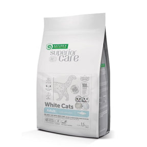 Nature's Protection Superior Care Superior Care Grain Free cu Hering pentru Pisici Adulte cu Blana Alba - imagine 1