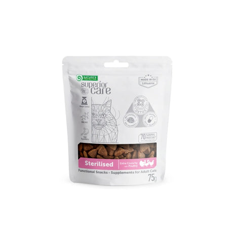 Nature's Protection Superior Care Superior Care Recompense cu Pasare pentru Pisici Adulte Sterilizate 75 Gr - imagine 1