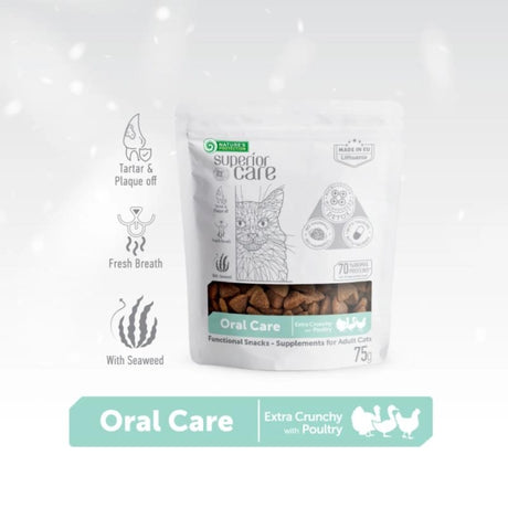 Nature's Protection Superior Care Superior Care Recompense Oral Care cu Pasare pentru Pisici Adulte - imagine 2