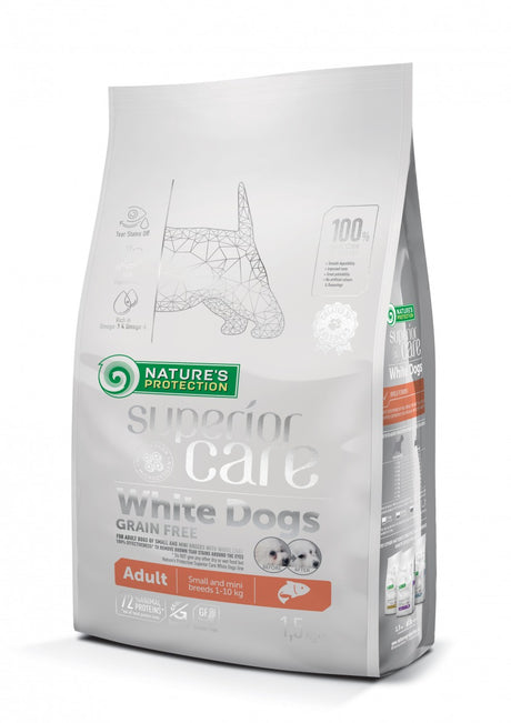 Superior Care White Dogs Grain Free Salmon Adult Small&Mini Breeds