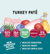 Naturo Naturo Cat Adult Grain Free Mousse cu Curcan 85g - imagine 2