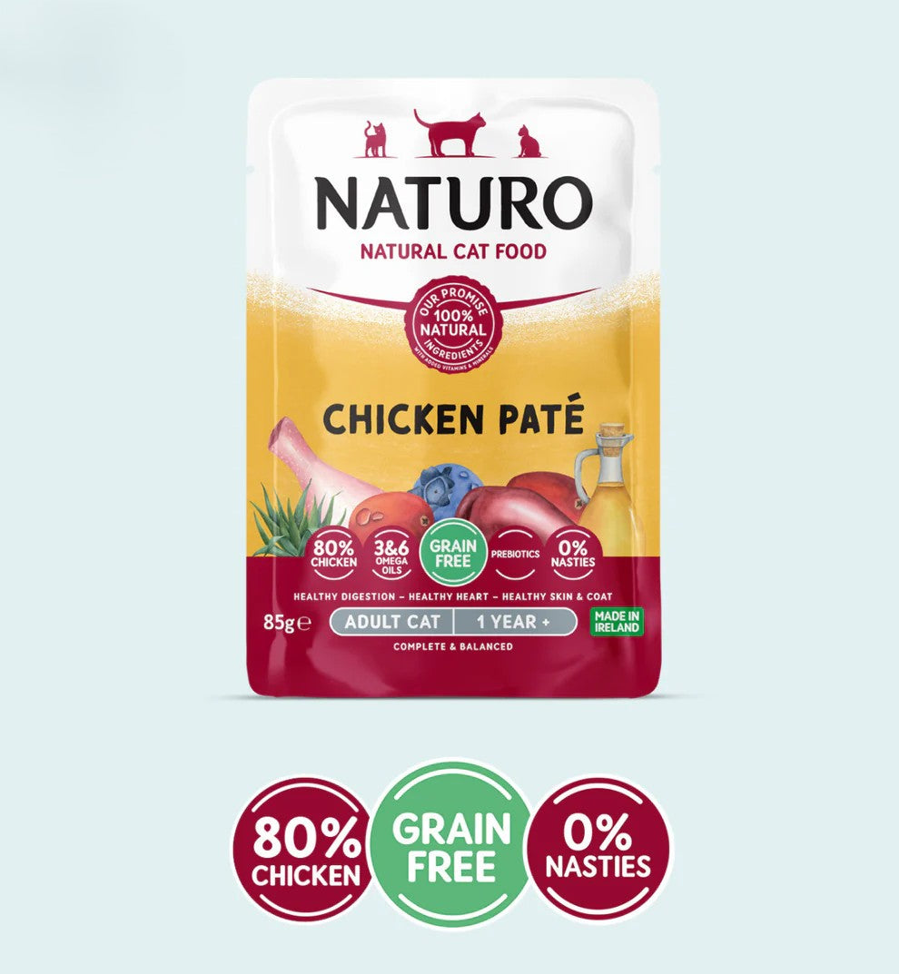 Naturo Naturo Cat Adult Grain Free Mousse cu Pui 85g - imagine 1