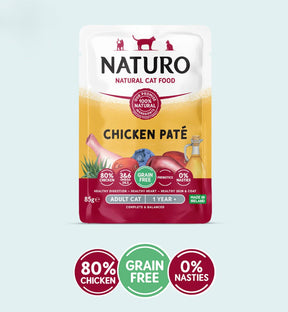 Naturo Naturo Cat Adult Grain Free Mousse cu Pui 85g - imagine 1
