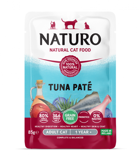 Naturo Naturo Cat Adult Grain free Mousse cu Ton 85 Gr - imagine 1