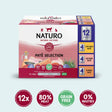 Naturo Cat Adult Pate Selection cu Pui, Somon si Curcan 12x85 Gr