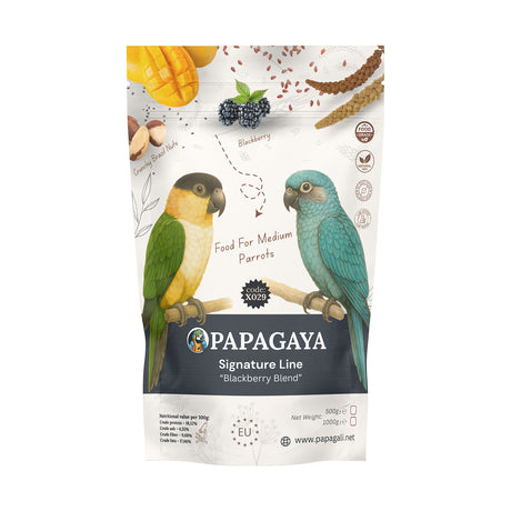 Papagaya Signature Line Blackberry Blend Hrana pentru Papagali de Talie Medie