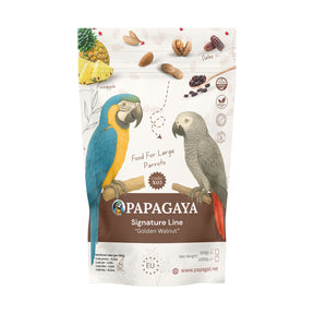 Papagaya Signature Line Golden Walnut Hrana pentru Papagali de Talie Mare