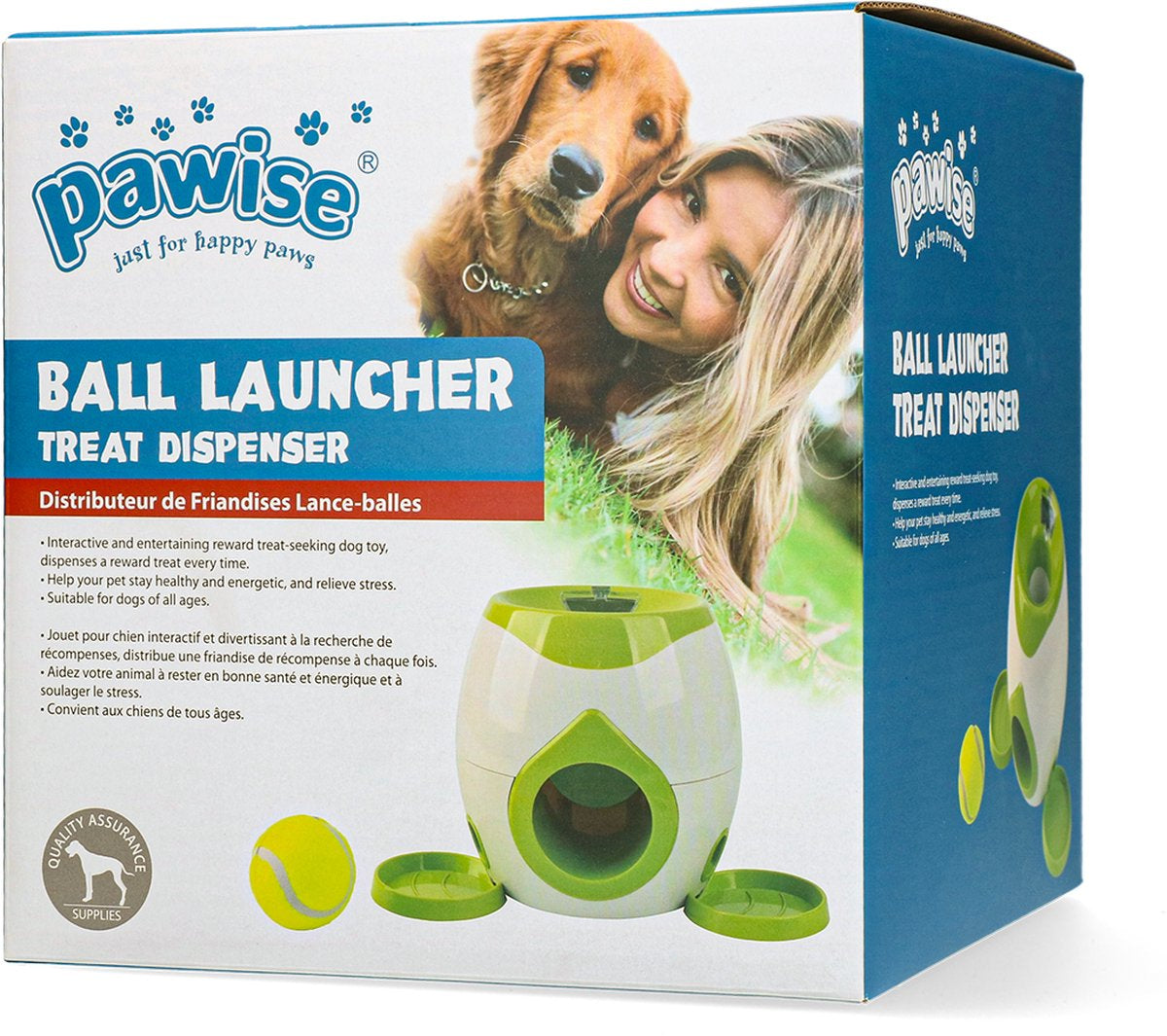 Pawise Pawise Ball Launcher Food Feeder Dispenser Recompense - imagine 1