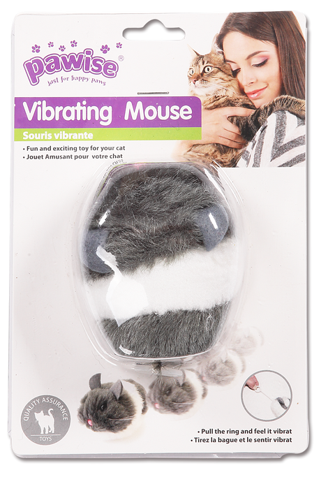 Pawise Pawise Cat Shakin Mouse 8 Cm - imagine 1