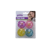 Pawise Pawise Colorful Plastic Balls pentru Pisici 4 Buc - imagine 1