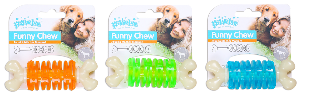 Pawise Funny Chew Ring Jucarie de Ros pentru Caini L 15 cm