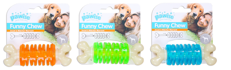 Pawise Funny Chew Ring Jucarie de Ros pentru Caini L 15 cm