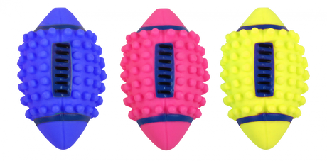 Pawise Pawise Jucarie Minge de Rugby Fosforescenta pentru Caini