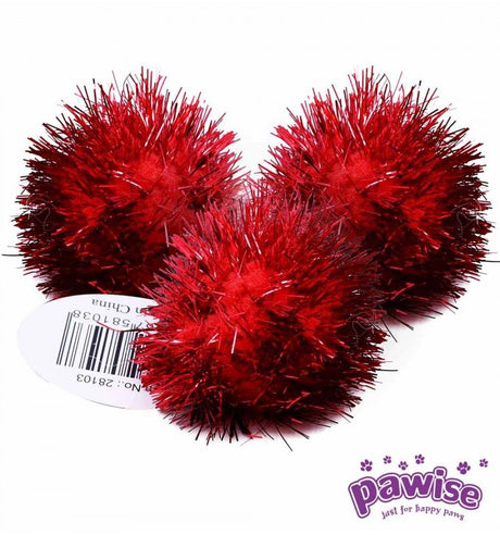 Pawise Pawise Jucarie Minge Pompom pentru Pisici 72 Buc - imagine 3