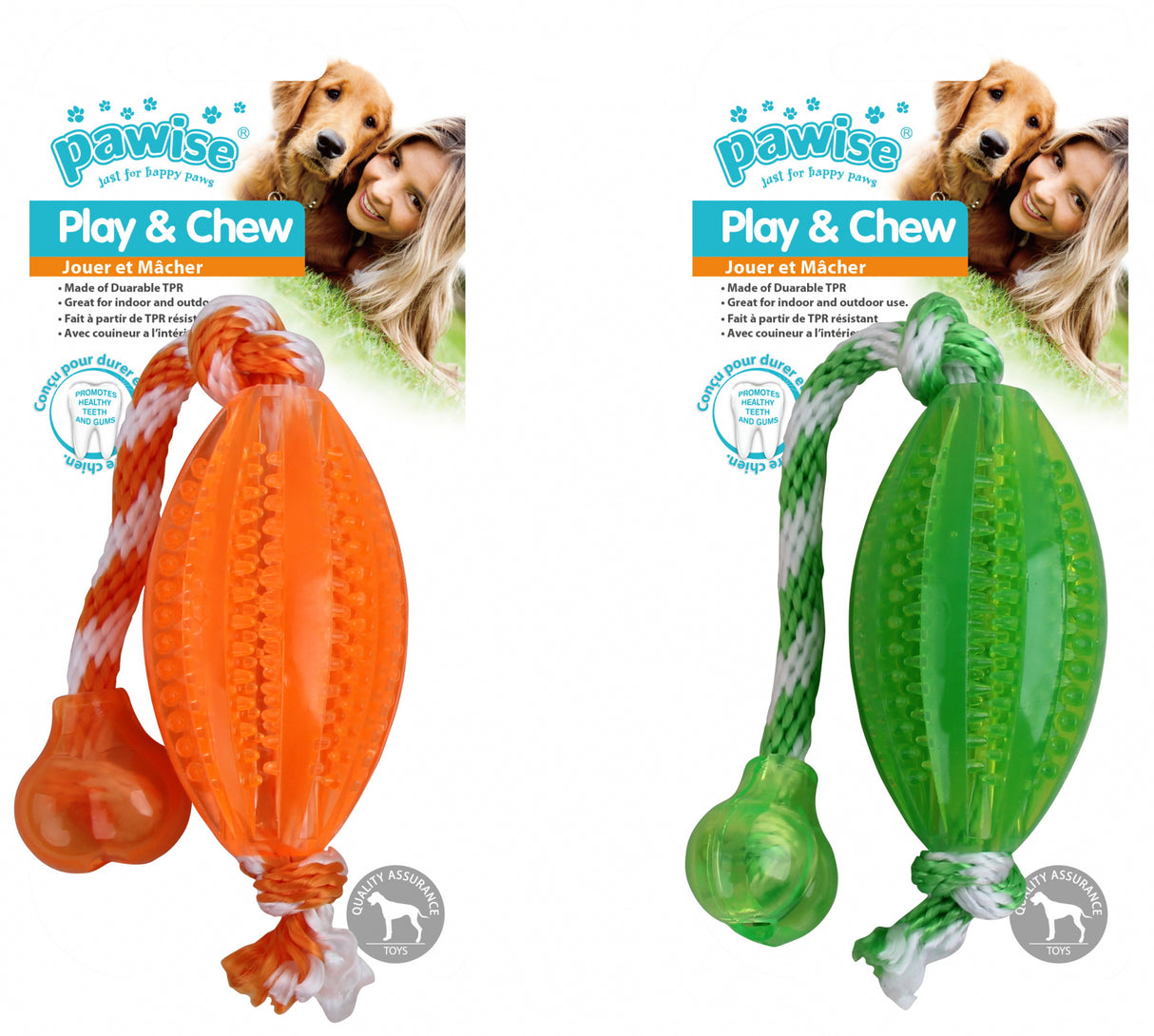 Pawise Pawise Jucarie Minge Rugbi cu Sfoara