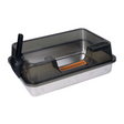 Pawise Litiera Stainless Steel Litter Box cu Lopatica 60x40x27 Cm​​​​​​​